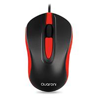 MOUSE OPTICO QUARONI ALAMBRICO COLOR ROJO 1200 DPI MOUSE OPTICO QUARONI ALAMBRICO COLOR ROJO 1200 DPI